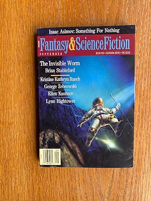 Seller image for Fantasy and Science Fiction September 1991 for sale by Scene of the Crime, ABAC, IOBA