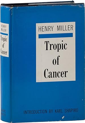 Seller image for Tropic of Cancer for sale by Lorne Bair Rare Books, ABAA