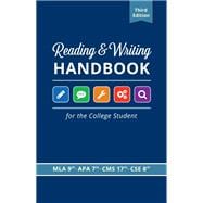 Bild des Verkufers fr Reading & Writing Handbook for the College Student zum Verkauf von eCampus