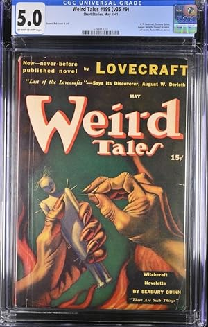 Weird Tales 1941 May. Contains the Case of Charles Dexter Ward