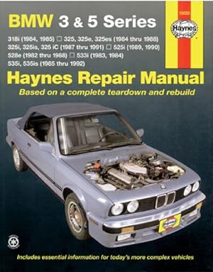 Imagen del vendedor de Bmw 3 and 5 Series Automotive Repair Manual a la venta por GreatBookPrices