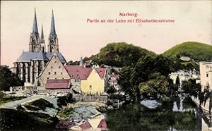 Ansichtskarte / Postkarte Marburg an der Lahn, Elisabethenstraße