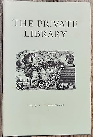 Immagine del venditore per The Private Library Spring 1966 / Rigby Graham "The Pandora Press" / P K West "A Quest For The Toilet" venduto da Shore Books