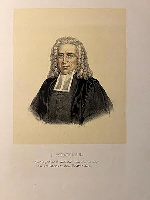 Antique portrait print | Professor J. Wesselius made by Leendert Springer, Leiden ca 1850, 1 p. F...