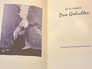 Bibliophile edition poetry 1983 | W.H. Auden, Drie gedichten, Arethusa Pers Herber Blokland Baarn...