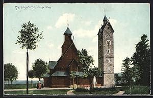 Ansichtskarte Brückenberg, Kirche Wang