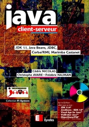 Java client-serveur. JDK 1. 1 Java beans JDBC Corba/RMI Marimba Castanet - C?dric Nicolas