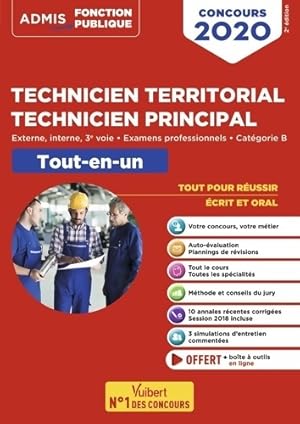 Concours Technicien territorial - Technicien principal - Cat?gorie B - Tout-en-un : Externe inter...
