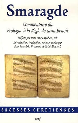 Commentaire du Prologue   la R gle de saint Beno t - Smaragde