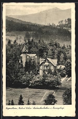 Ansichtskarte Niederschreiberhau i. Riesengebirge, Jugendheim Gertrud Oskar