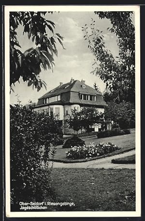 Ansichtskarte Ober-Seidorf, Partie am Jagdschlösschen