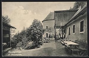 Ansichtskarte Seidorf /Riesengebirge, St. Annakapelle mit Gasthaus