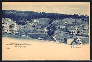 Ansichtskarte Brückenberg i. Rsgb., Verstreut liegende Häuser und Gehöfte