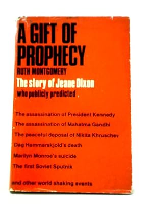 Bild des Verkufers fr A Gift of Prophecy: The Phenomenal Jeane Dixon zum Verkauf von World of Rare Books