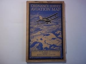 Ordnance Survey Aviation Map. Scale: Four Miles to One Inch. Sheet 11, England (South)