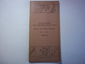 Ordnance Survey. Royal Air Force Edition, 1/4 Inch to One Mile. Sheet 6. Scotland. The Western Hi...