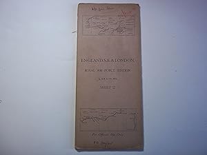 Ordnance Survey. Royal Air Force Edition, 1/4 Inch to One Mile. Sheet 12. England. S.E. & London.