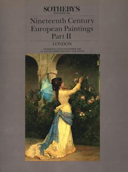Nineteenth Century European Paintings Part 2, November 26, 1986, Sale #6951, Lot #s 68-425