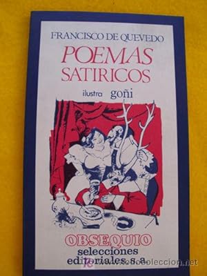 Immagine del venditore per POEMAS SATRICOS venduto da Librera Maestro Gozalbo