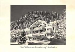 Lunch and dinner menu for the Hotel Edelweiss-Schweizerhof, March 27, [1900s]