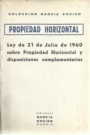 Bild des Verkufers fr Propiedad Horizontal zum Verkauf von TU LIBRO DE OCASION