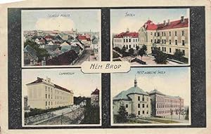 Postkarte Carte Postale 73977265 Nem Brod Nemecky-Brod Havlickuv Brod Deutsch-Brod CZ Stadtpanora...