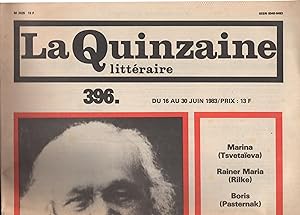 Seller image for la Quinzaine Littraire 396 for sale by Librairie Lalibela