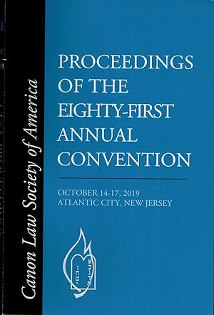 Image du vendeur pour Proceedings of the Eighty-First Annual Convention Canon Law Society of America 2019 mis en vente par UHR Books