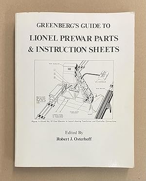 Immagine del venditore per Greenberg's Guide to Lionel Prewar Parts and Instruction Sheets venduto da Fahrenheit's Books