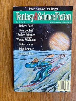 Imagen del vendedor de Fantasy and Science Fiction January 1992 a la venta por Scene of the Crime, ABAC, IOBA