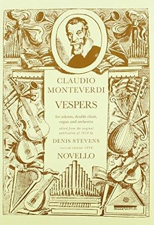 Bild des Verkufers fr Vespers: Vocal Score (Early Choral Music) zum Verkauf von WeBuyBooks