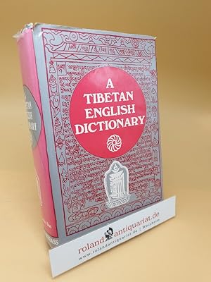 Bild des Verkufers fr Tibetan English Dictionary with Sanskrit Synonyms zum Verkauf von Roland Antiquariat UG haftungsbeschrnkt