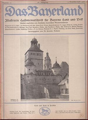 Das Bayerland. Nummer 24, 2. Dezemberheft 1925, 36. Jahrgang. - Inhalt: Land und Leute in Franken.