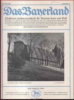Das Bayerland. Nummer 10, 1938, 49. Jahrgang. - Inhalt: Hans Beheim der Ältere - ein Nürnberger B...