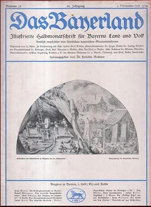 Das Bayerland. Nummer 15, 1. Novemberheft 1924, 35. Jahrgang. - Inhalt: Bergbau in Bayern, 2. Hef...