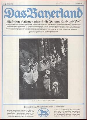Das Bayerland. Nummer 13, 1938, 49. Jahrgang. - Inhalt: Die Luisenburg, Deutschlands älteste Natu...