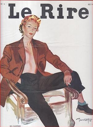 Le Rire. Mars 1952, No. 6, nouvelle serie. - du contenu: Le rire du mois - L' oeil de la police /...