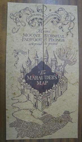 Marauder' s map ( From the films of Harry Potter ). -