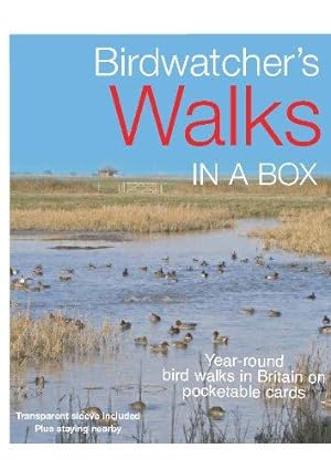 Bild des Verkufers fr Birdwatcher's Walks in a Box: Year-round bird walks in Britain on pocketable cards zum Verkauf von WeBuyBooks
