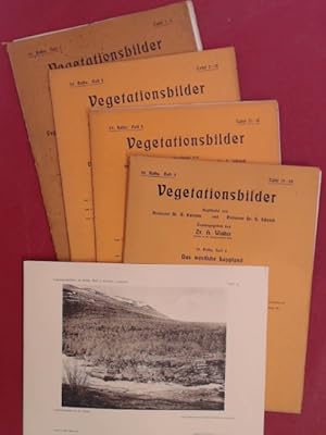 Vegetationsbilder. 25. Reihe (unvollständig in 4 Bänden, Hefte 1-4). Heft 1: Vegetationsbilder au...