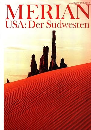 Bild des Verkufers fr USA: Der Sdwesten - Merian Heft 8/1995 - 48. Jahrgang zum Verkauf von Versandantiquariat Nussbaum