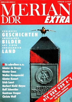Bild des Verkufers fr DDR - Merian Extra 1990 - 43. Jahrgang zum Verkauf von Versandantiquariat Nussbaum