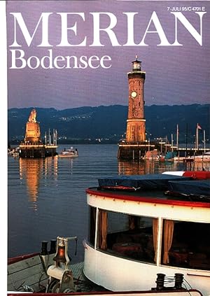 Imagen del vendedor de Bodensee - Merian Heft 7/1995 - 48. Jahrgang a la venta por Versandantiquariat Nussbaum