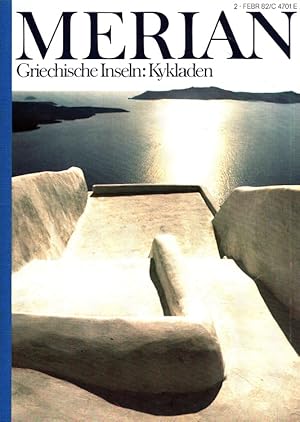 Bild des Verkufers fr Griechische Inseln: Kykladen - Merian Heft 2/1982 - 35. Jahrgang zum Verkauf von Versandantiquariat Nussbaum