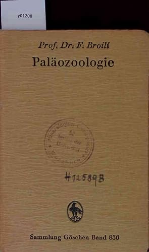 Bild des Verkufers fr Palozoologie (Systematik). zum Verkauf von Antiquariat Bookfarm