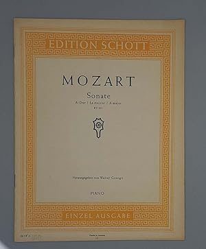 Mozart Sonate; A-Dur / La majeur / A major;