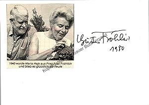 Bild des Verkufers fr Original Autogramm Gustav Frhlich (1902-1987) /// Autograph signiert signed signee zum Verkauf von Antiquariat im Kaiserviertel | Wimbauer Buchversand