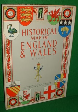 HISTORICAL MAP OF ENGLAND AND WALE , Bartholomew Pictorial and Historical Maps Series