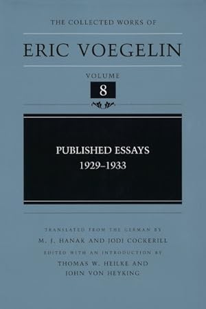 Seller image for Published Essays, 1929-1933 for sale by GreatBookPrices