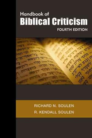 Seller image for Handbook of Biblical Criticism for sale by GreatBookPrices